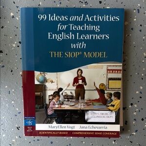 Pearson Blue and Red Educational Book